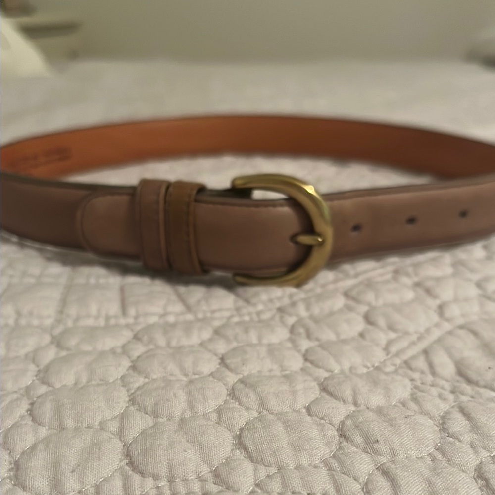 Authentic Coach 28” belt, color ‘Putty’. In excellent preowned condition